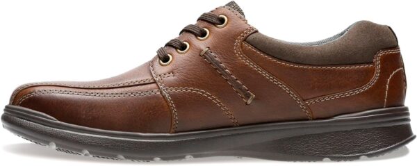 Clarks Oxford Uomo Pelle Stringate Scarpe Basse Tobacco-4