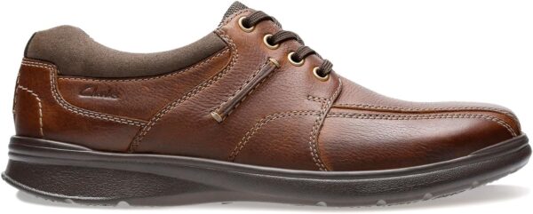 Clarks Oxford Uomo Pelle Stringate Scarpe Basse Tobacco-2