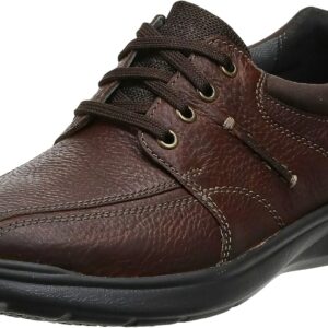 Clarks Oxford Uomo Pelle Stringate Scarpe Basse Tobacco-0