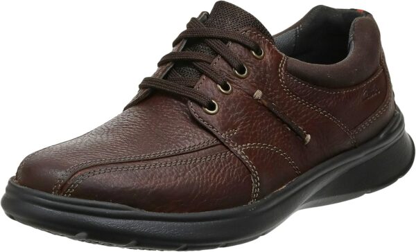 Clarks Oxford Uomo Pelle Stringate Scarpe Basse Tobacco-0