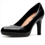 Clarks Adriel Viola Scarpe col tacco pelle nera donna