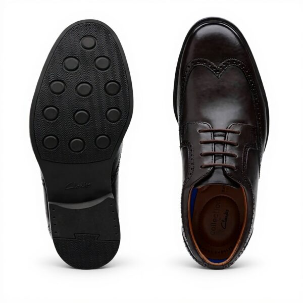 Clarks Ala di Whiddon Oxford Uomo Pelle Morbida Comoda