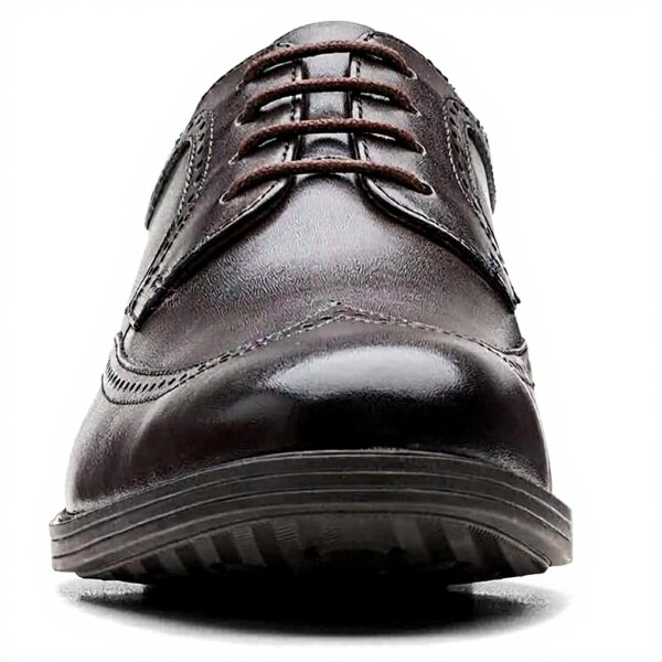 Clarks Ala di Whiddon Oxford Uomo Pelle Morbida Comoda