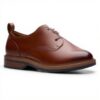 Scarpe stringate uomo Clarks Aldwin Lace pelle marrone