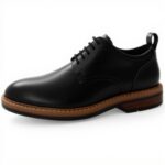 Clarks Aldwin Lace Scarpe Uomo Pelle Nera Stringate Basse