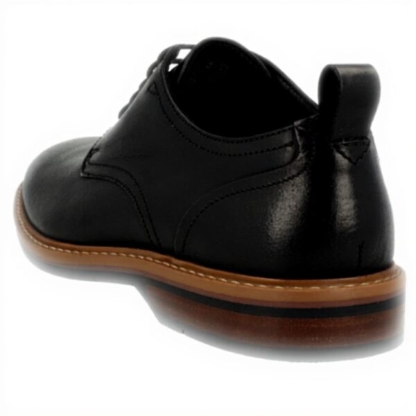 Clarks Aldwin Lace Scarpe Uomo Pelle Nera Stringate Basse