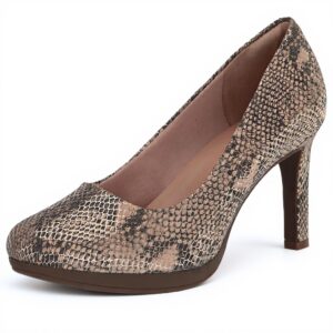 Clarks Ambyr Joy Scarpe Décolleté Donna Nero Pelle Tacco