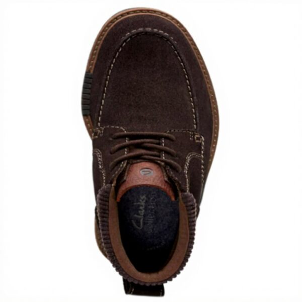 Stivali Uomo Clarks Barnes Mid Camoscio Comfort Tecnologia