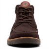 Stivali Uomo Clarks Barnes Mid Camoscio Comfort Tecnologia