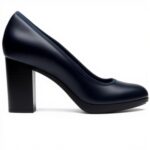 Clarks Bayla Carly Scarpe Tacco Donna Pelle Blu Navy 36 EU