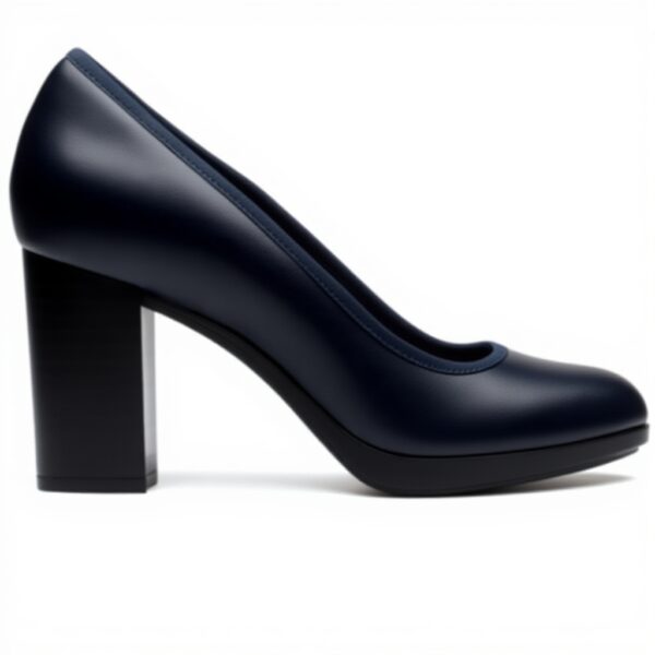 Clarks Bayla Carly Scarpe Tacco Donna Pelle Blu Navy 36 EU