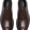 Scarpe stringate uomo Clarks Berwick pelle marrone comfort-5