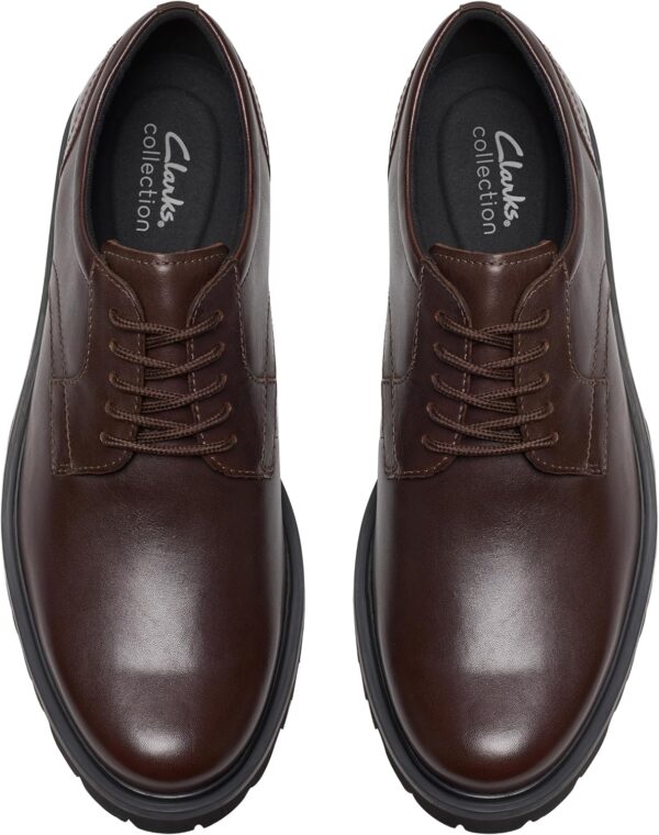 Scarpe stringate uomo Clarks Berwick pelle marrone comfort-5