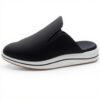 Clarks Breeze Shore Ciabatte Donna Tela Nera Comfort