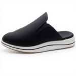Clarks Breeze Shore Ciabatte Donna Tela Nera Comfort