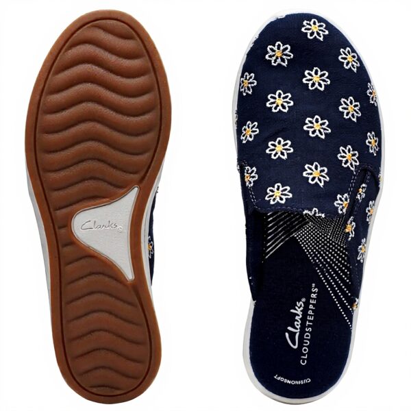 Clarks Breeze Shore Ciabatte Donna Zoccoli Comodi Tela