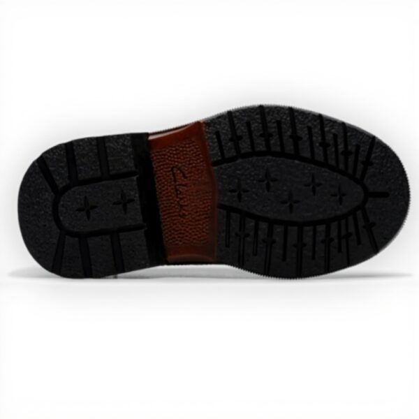 Scarpe stringate uomo Clarks Burchill Derby pelle nera