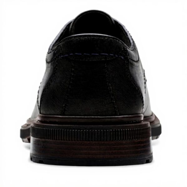 Scarpe stringate uomo Clarks Burchill Derby pelle nera