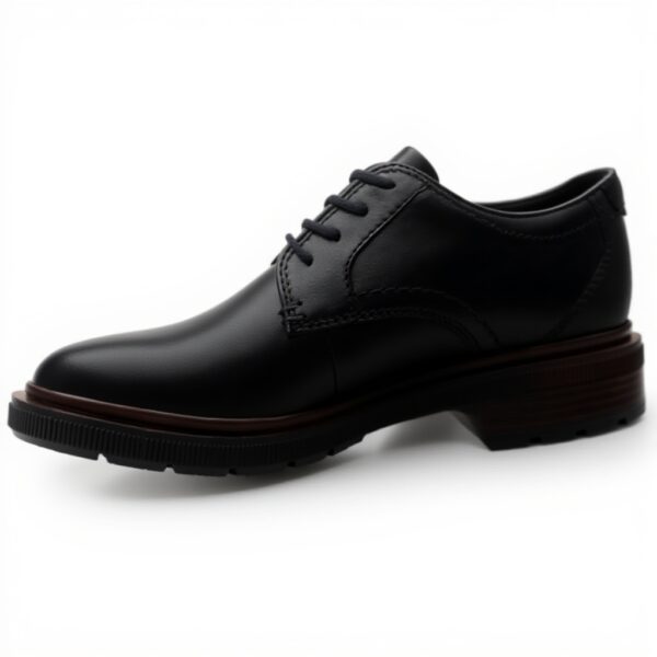 Scarpe stringate uomo Clarks Burchill Derby pelle nera