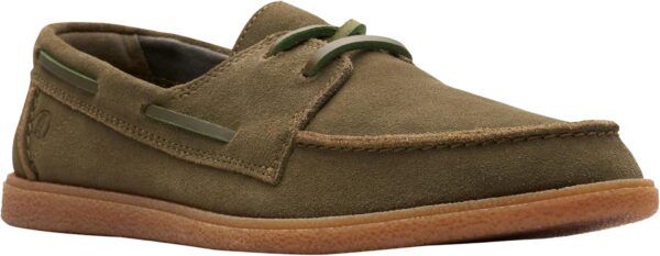 Clarks Clarkbay Go Uomo Scarpe Stringate Basse Camoscio-6