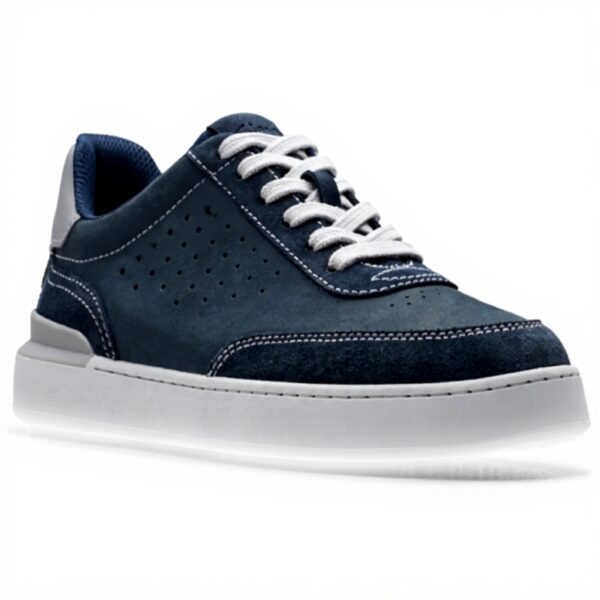 Clarks Courtlite Run Sneaker Uomo Nabuk Comfort Tecnologia