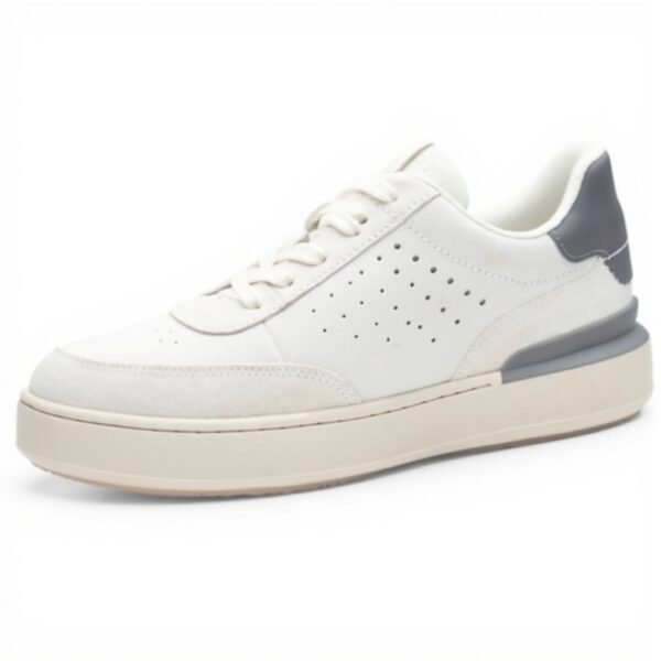 Clarks Courtlite Run Sneaker Uomo Nabuk Bianco Comfort