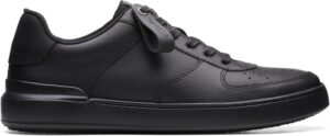 Clarks Courtlite Tie Sneaker Uomo Cuoio Nero Comfort-0