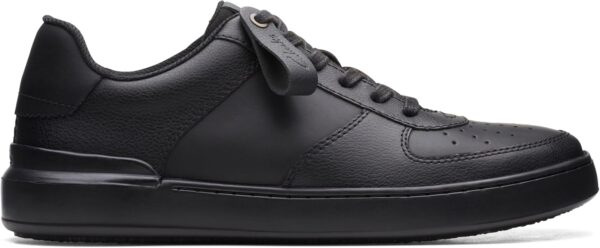 Clarks Courtlite Tie Sneaker Uomo Cuoio Nero Comfort-0