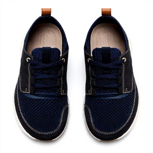 Clarks Easeway Sport Scarpe Uomo Pelle Comoda Stringate