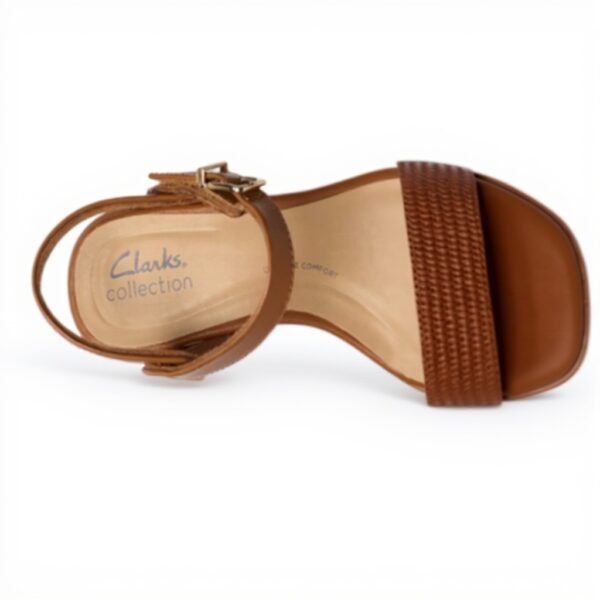 Clarks Jaylan Ray Sandali Donna Pelle Marroncino Chiaro