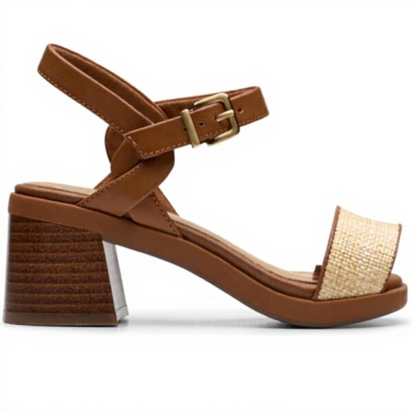 Clarks Jaylan Ray Sandali Donna Pelle Naturale Tacco Medio