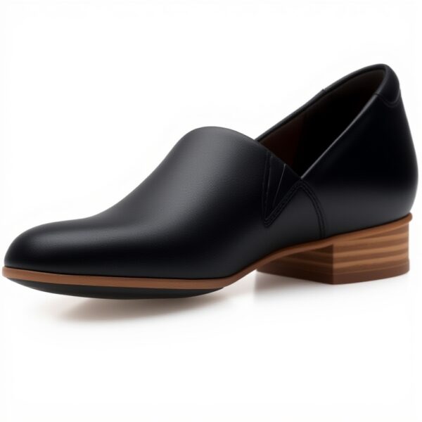 Clarks Juliet Palm Mocassino Donna Nero Pelle Larga