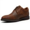 Clarks Malwood Lace Oxford Uomo Pelle Scamosciata Comfort