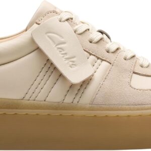 Clarks Mayhill Lace Sneaker Donna Sand Combi Lea Casual-0