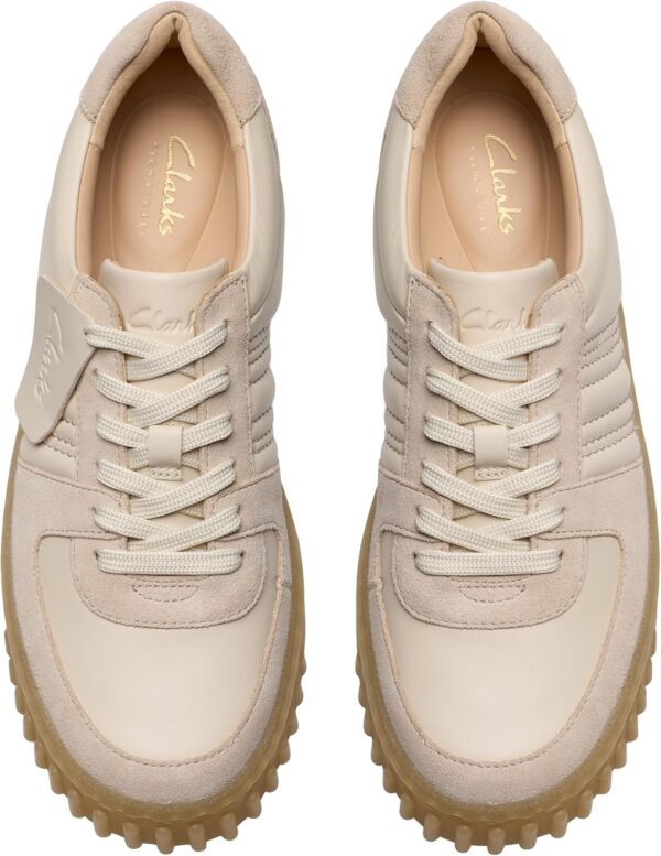 Clarks Mayhill Lace Sneaker Donna Sand Combi Lea Casual-5