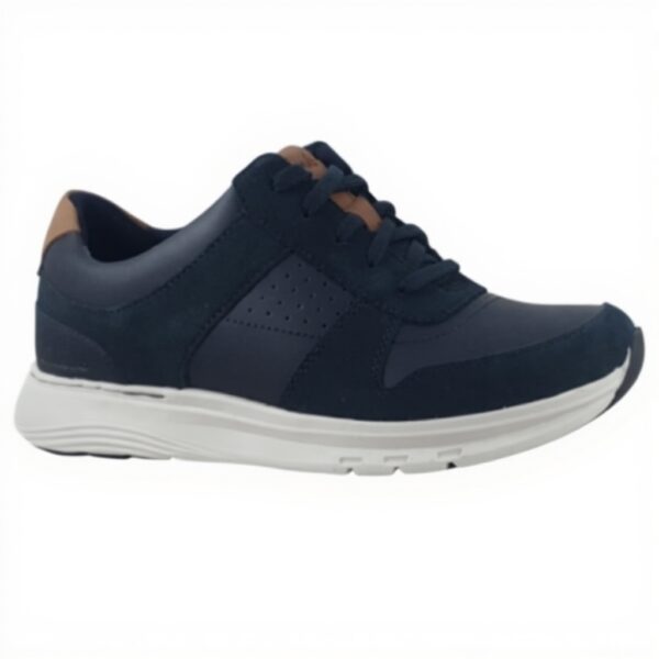 Sneaker Clarks Motion Trek Go Uomo Comodo Design Navy
