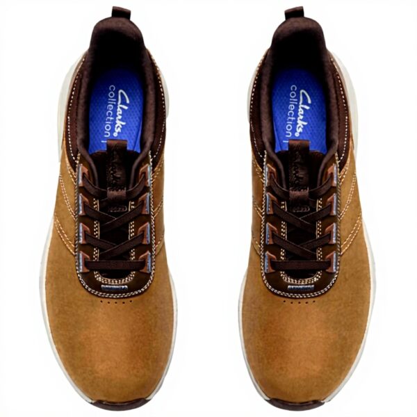 Clarks Motion Trek LX Sneaker Uomo Marrone Scuro Lea