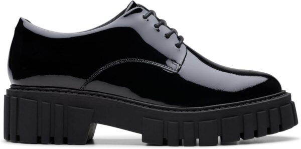 Clarks Page Walk Oxford Donna Nero Pelle Elegante Comode-1