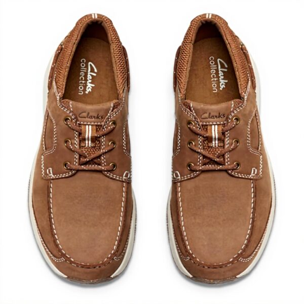 Clarks Sailview Lace Uomo Scarpe Stringate Nubuck Casual