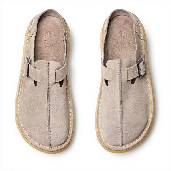 Clarks Solsbury Mule Sandali Uomo Pelle Suede Comodi