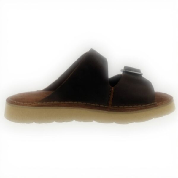 Clarks Solsbury Sandali Uomo Ciabatta Pelle Beeswax Black