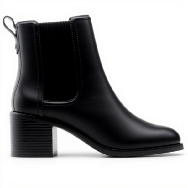 Stivali Chelsea Donna Clarks Pelle Nera Top Chamberly