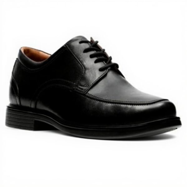 Clarks Un Aldric Park Oxford Uomo Pelle Nera Scarpe
