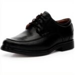 Clarks Un Aldric Park Oxford Uomo Pelle Nera Scarpe