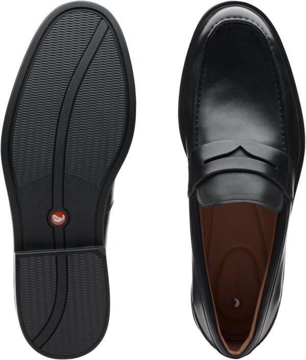 Clarks Un Aldric Step Mocassini Uomo Pelle Nera Comfort-5