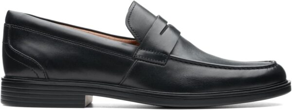 Clarks Un Aldric Step Mocassini Uomo Pelle Nera Comfort-1