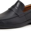 Mocassini Uomo Clarks Un Aldric Step Pelle Nera Comfort-0
