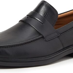 Mocassini Uomo Clarks Un Aldric Step Pelle Nera Comfort-0