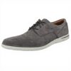 Clarks Vennor Walk Scarpe Stringate Uomo Grigio Suede