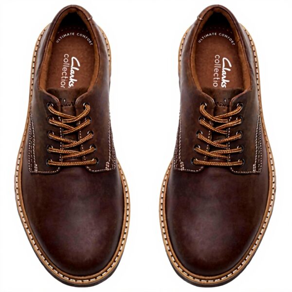 Clarks Weltridge Low Uomo Scarpe Pelle Cera D Api